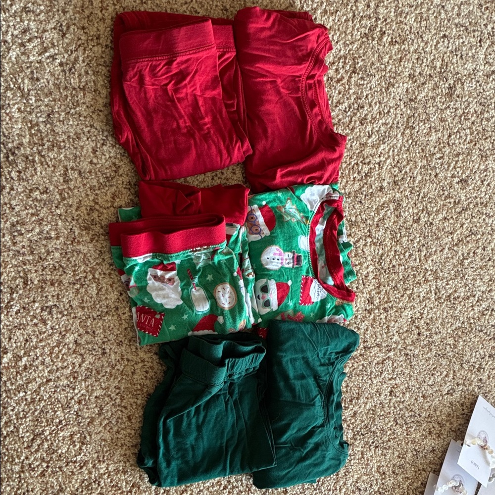 Christmas little sleepies long sleeved and pants